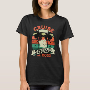 Camiseta Familia de Vacaciones Funny Matching de Cruise Squ