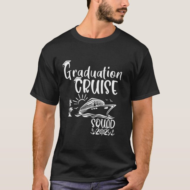 Camiseta Familia de viajes de vacaciones de Graduation Crui (Anverso)