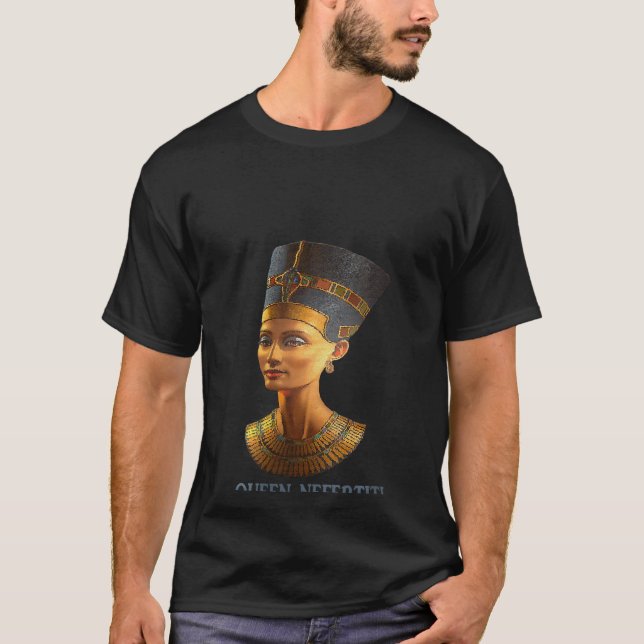 Camiseta Familia del antiguo faraón egipcio Reina Nefertiti (Anverso)