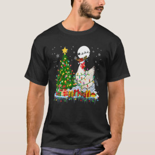 Camiseta Familia del árbol de Navidad con pollo de reno de