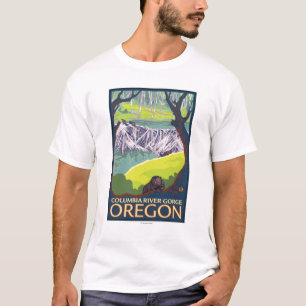 Camiseta Familia del castor - garganta del río Columbia,