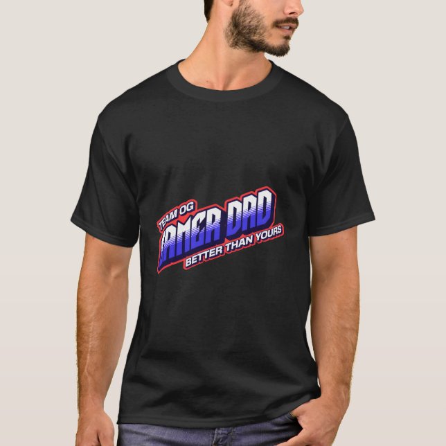 Camiseta Familia Del Día Del Padre Gamer (Anverso)