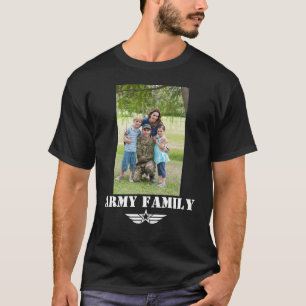 Camiseta Familia del ejército con foto
