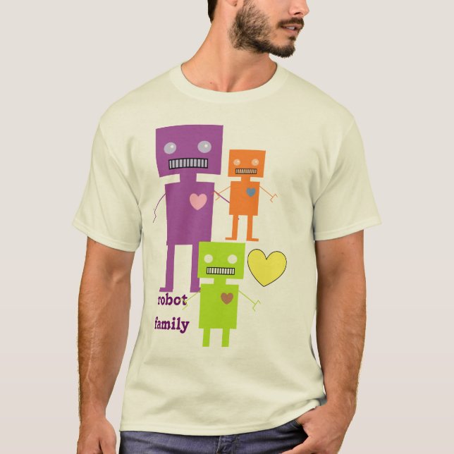 Camiseta Familia del robot (Anverso)