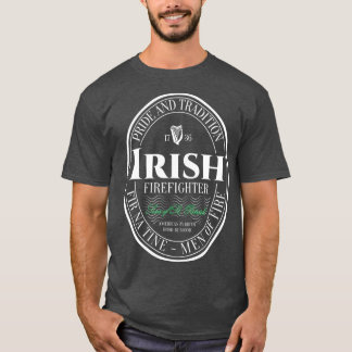 Camiseta Familia Delgada Línea Roja Fir Na Tine Irish St