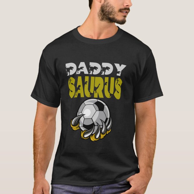 Camiseta Familia deportiva del día del padre de papá Saurus (Anverso)