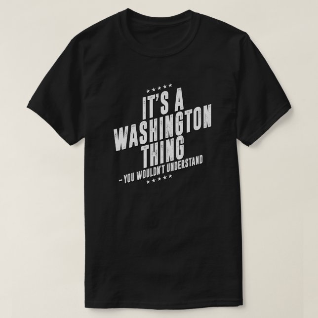 Camiseta Familia divertida de apodos de Washington (Diseño del anverso)