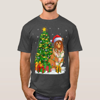 Camiseta Familia divertida de árboles de navidad coincidien