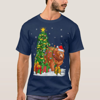 Camiseta Familia divertida de árboles de navidad que coinci