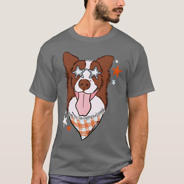 Camiseta Familia divertida de Star Dog (Anverso)