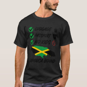 Camiseta Familia divertida Jamaica Pasaporte para equipaje