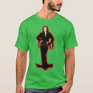 Camiseta familia divertida Morticia Addams