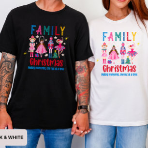 Camiseta Familia Divertida Navidad, Ballet Cascanueces