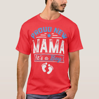 Camiseta Familia divertida: Nueva mamá orgullosa de ser un