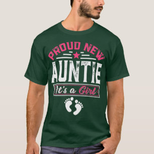 Camiseta Familia divertida: Nueva tía orgullosa, es un géne