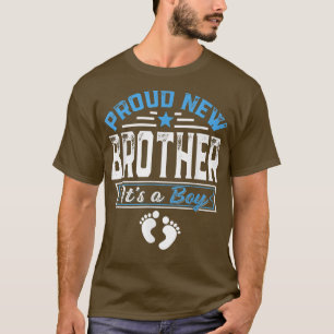 Camiseta Familia divertida Orgullosa Nuevo Hermano Es Niño