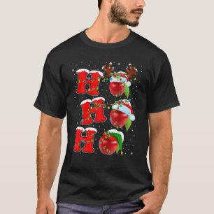 Camiseta Familia divertida Santa Ho Ho Ho Ho Ho Cherry Frui
