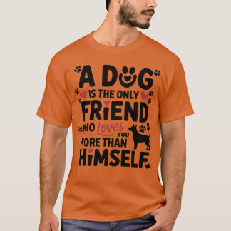 Camiseta Familia Dog Best Friend Love Quote Design