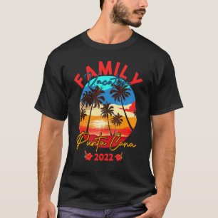 Camiseta Familia Dominicana de Vacaciones Punta Cana 2022