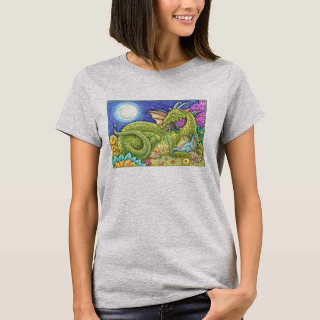 CAMISETA FAMILIA DRAGON DE LA PRÓXIMA GENERACIÓN, FANTASÍA  (Anverso)