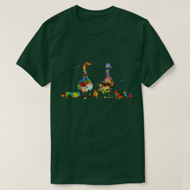 Camiseta Familia Duck 1 (Diseño del anverso)