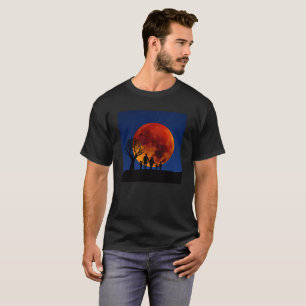 Camiseta Familia Eclipse Lunar de Luna de Sangre