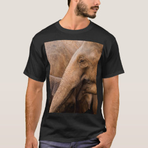Camiseta Familia Elefante: Vida silvestre majestuosa