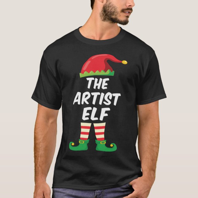 Camiseta Familia Elf de Artistas Coincidiendo con Navidades (Anverso)