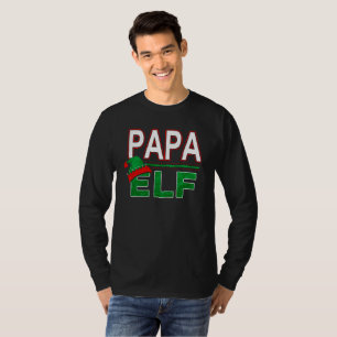 Camiseta Familia Elf   Festividades de Navidades de Papa El