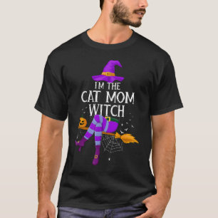 Camiseta Familia Emparentada Soy La Bruja Mamá Gato