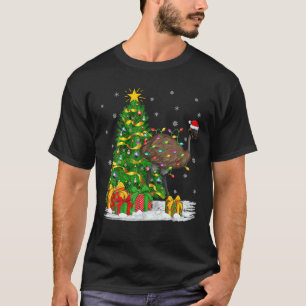 Camiseta Familia Emu Bird Lover Navidades Santa Emu