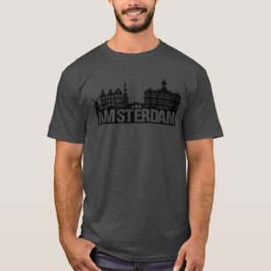 Camiseta familia en la ciudad de Ámsterdam
