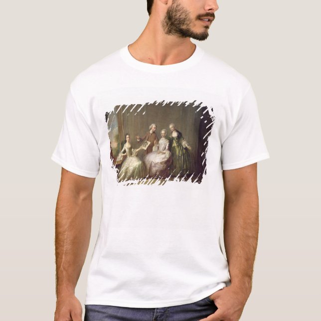 Camiseta Familia en un interior con las ardillas (Anverso)