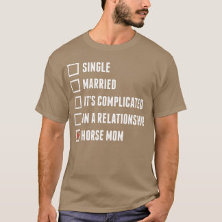 Camiseta Familia equino Mom Check Mark