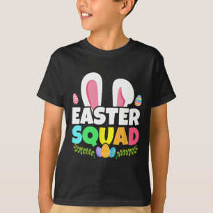 Camiseta Familia Escuadrón de Pascua Matando Conejito Oídos