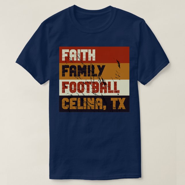 Camiseta Familia Faith Celina Texas 2 (Diseño del anverso)