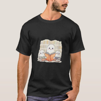 Camiseta Familia fantasma lee libro Bookworm Cute B