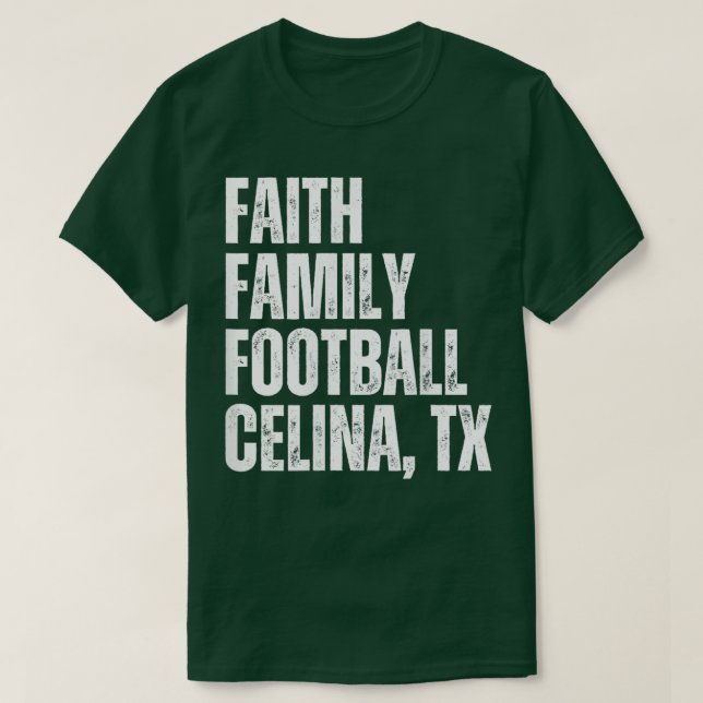 Camiseta Familia Fe Celina Texas Sports Cotes 1 (Diseño del anverso)