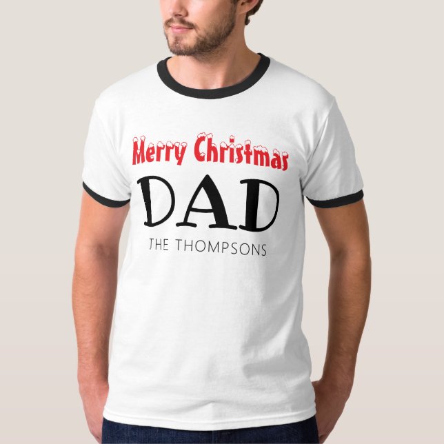 Camiseta Familia Feliz Navidad (Anverso)