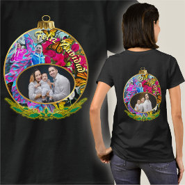 Camiseta Familia Feliz Navidad Bailando mariposas PV01