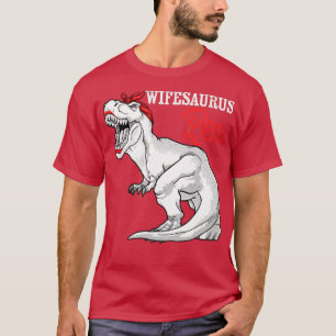 Camiseta Familia femenina Saurus Rex Dinosaur Wife Saurus