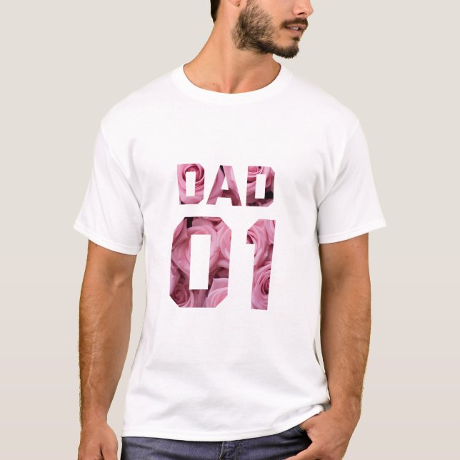 Camiseta Familia Flor - Papá 01 (Anverso)