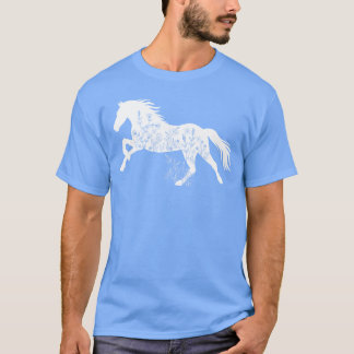 Camiseta Familia Floral Hípica Animal Lover
