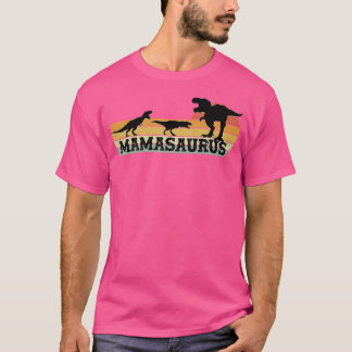 Camiseta Familia Fun Matemática Mamasaurus T-Rex Para Mamá 