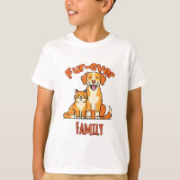 Familia Fur‑ever – Gato y Perro Lindo para Padres 