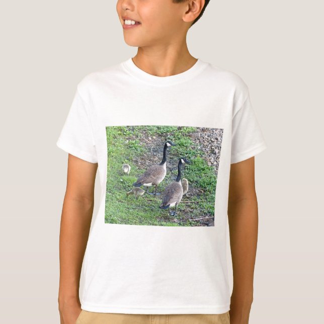 Camiseta Familia Geese de Canadá (Anverso)