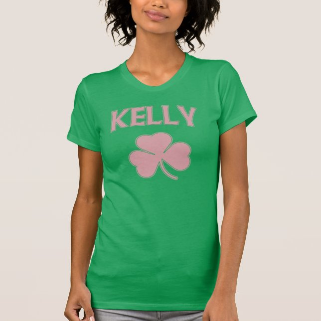 Camiseta Familia Girly Irish Kelly Shamrock (Anverso)