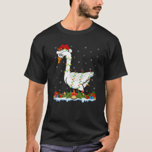 Camiseta Familia Goose Lover coincidiendo con Santa Hat Goo