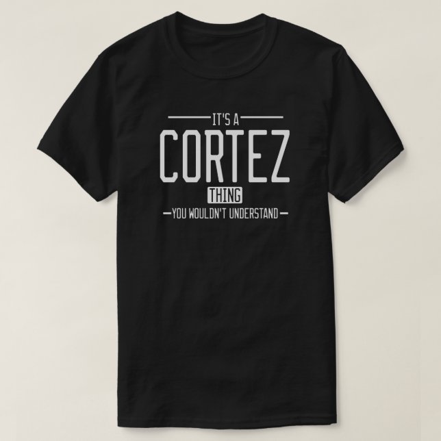 Camiseta Familia graciosa Cortez (Diseño del anverso)