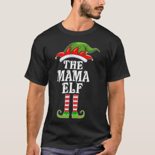 Camiseta Familia graciosa que coincide con las Navidades de